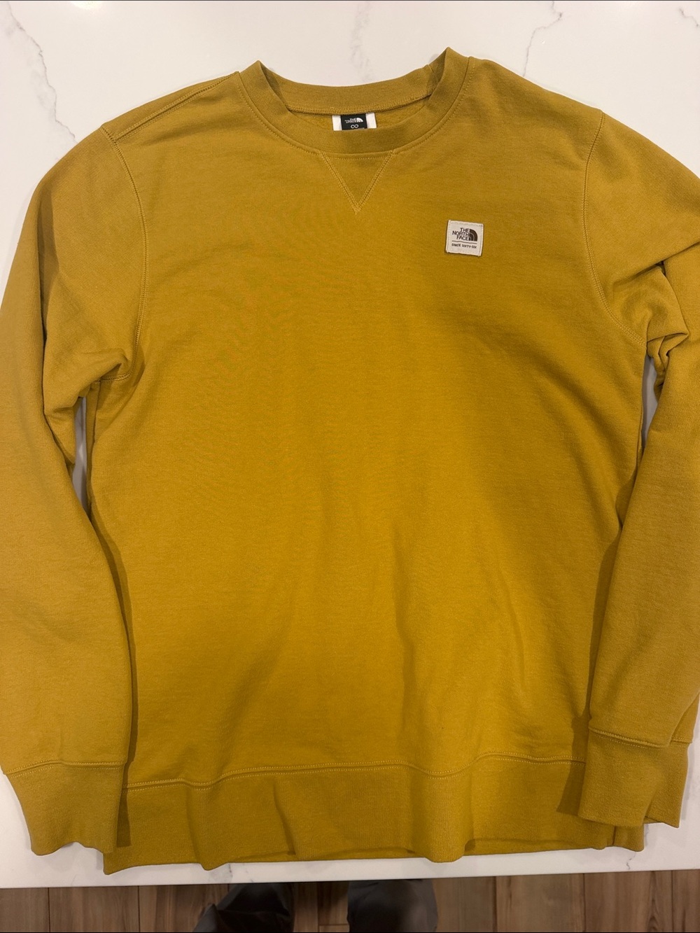 The North Face Men's Crewneck Sweatshirt - Mustard Yellow